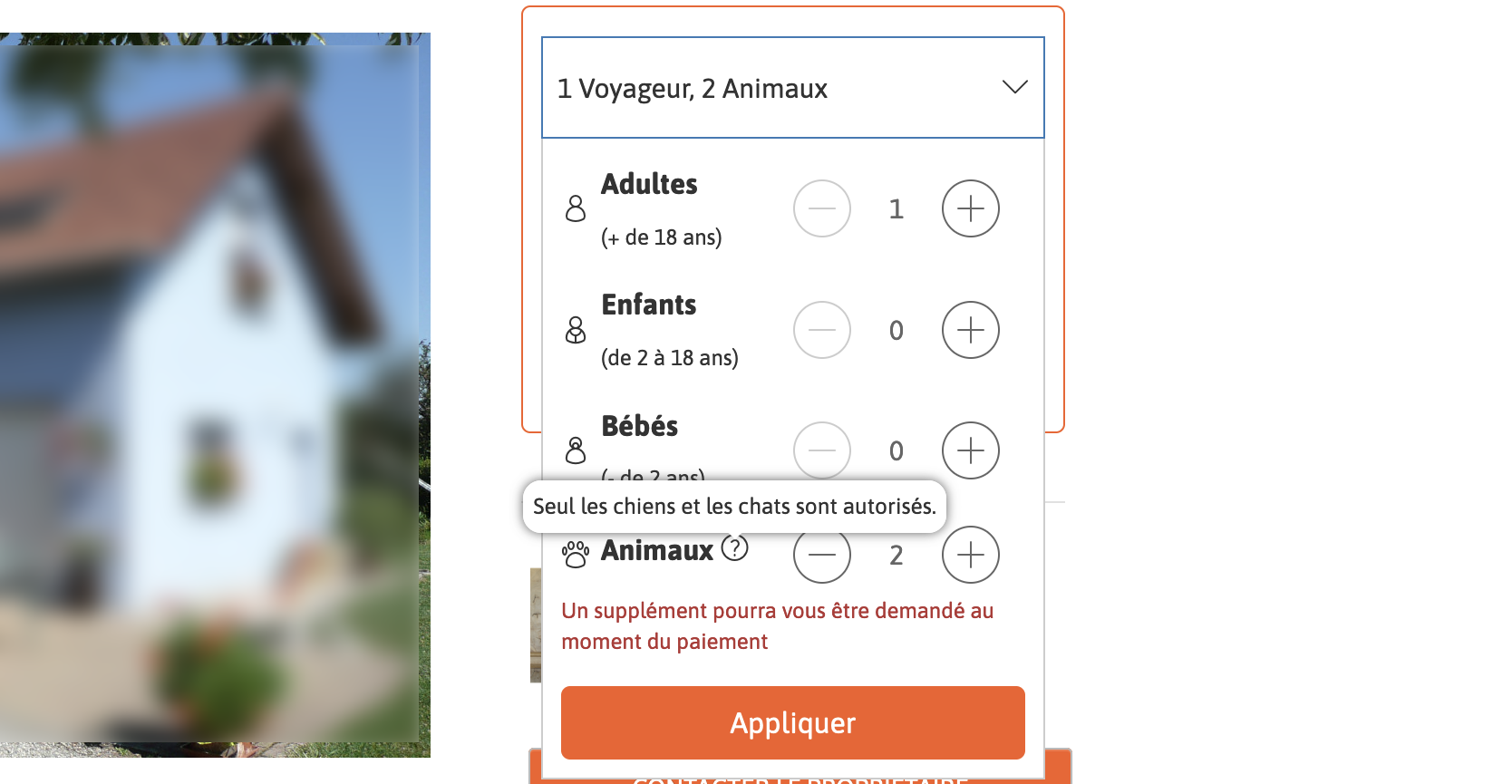 Formulaire Accueil des animaux.