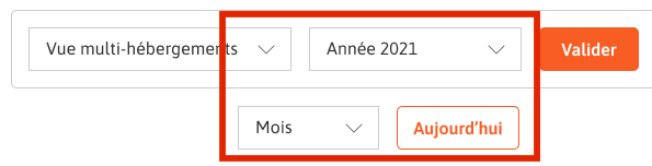 Demo navigation dans le calendrier.